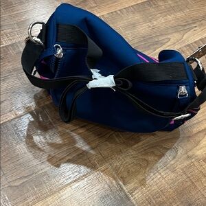Navy and Pink lunch bag